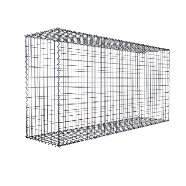 Gabion200 cm x 100 cm x 50 cm (L x H x D), mesh size 5 cm x 10 cm, spiral