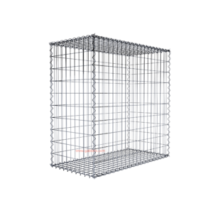 Gabion100 cm x 100 cm x 50 cm (L x H x D), mesh size 5 cm x 10 cm, spiral