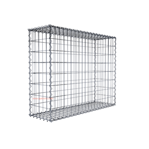 Gabion100 cm x 80 cm x 30 cm (L x H x D), mesh size 5 cm x 10 cm, spiral
