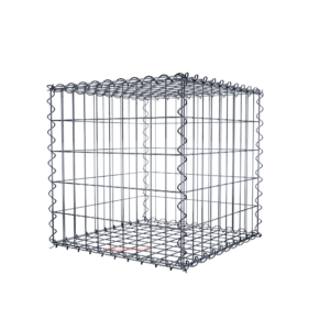 Gabion50 cm x 50 cm x 50 cm (L x H x D), mesh size 5 cm x 10 cm, spiral