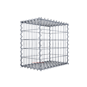 Gabion50 cm x 50 cm x 30 cm (L x H x D), mesh size 5 cm x 10 cm, spiral