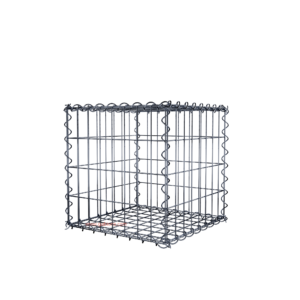 Gabion40 cm x 40 cm x 40 cm (L x H x D), mesh size 5 cm x 10 cm, spiral