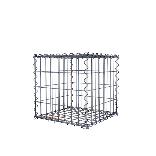Gabion40 cm x 40 cm x 40 cm (L x H x D), mesh size 5 cm x 10 cm, spiral