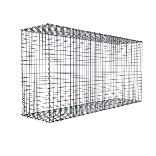 Gabion200 cm x 100 cm x 50 cm (L x H x D), mesh size 5 cm x 5 cm, spiral