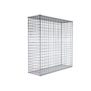 Gabion100 cm x 100 cm x 30 cm (L x H x D), mesh size 5 cm x 5 cm, spiral