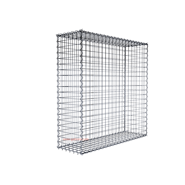 Gabion100 cm x 100 cm x 30 cm (L x H x D), mesh size 5 cm x 5 cm, spiral