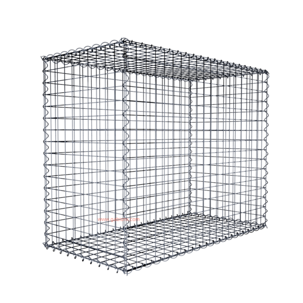 Gabion100 cm x 80 cm x 50 cm (L x H x D), mesh size 5 cm x 5 cm, spiral
