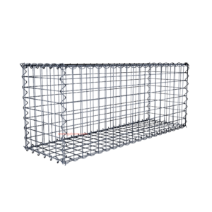 Gabion100 cm x 40 cm x 30 cm (L x H x D), mesh size 5 cm x 5 cm, spiral