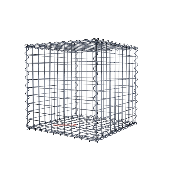 Gabion50 cm x 50 cm x 50 cm (L x H x D), mesh size 5 cm x 5 cm, spiral