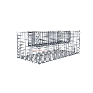 Raised bed rectangle 100 cm x 50 cm x 50 cm (L x H x D), mesh size 5 x 5 cm, wall thickness 15 cm - Image 4