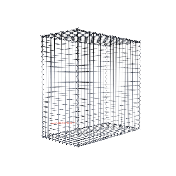 Gabion100 cm x 100 cm x 50 cm (L x H x D), mesh size 5 cm x 5 cm, spiral