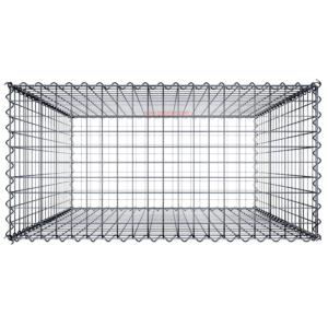 Gabion100 cm x 100 cm x 50 cm (L x H x D), mesh size 5 cm x 5 cm, spiral - Image 4