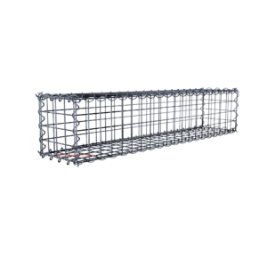 Gabion100 cm x 20 cm x 20 cm (L x H x D), mesh size 5 cm x 5 cm, spiral