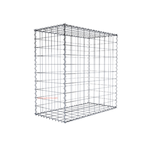 Gabion100 cm x 100 cm x 50 cm (L x H x D), mesh size 10 cm x 10 cm, spiral
