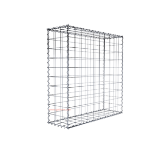 Gabion100 cm x 100 cm x 30 cm (L x H x D), mesh size 10 cm x 10 cm, spiral