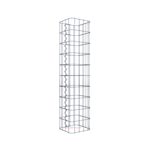 Gabion column, square, 20 cm x 20 cm, 100cm height, MW 5 cm x 10 cm - Image 3