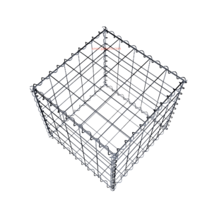 Gabion50 cm x 50 cm x 50 cm (L x H x D), mesh size 10 cm x 10 cm, spiral - Image 3