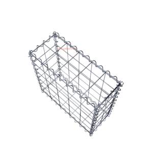 Gabion50 cm x 50 cm x 20 cm (L x H x D), mesh size 10 cm x 10 cm, spiral - Image 3