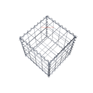Gabion40 cm x 40 cm x 40 cm (L x H x D), mesh size 10 cm x 10 cm, spiral - Image 3
