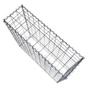 Gabion100 cm x 100 cm x 30 cm (L x H x D), mesh size 10 cm x 10 cm, spiral - Image 3