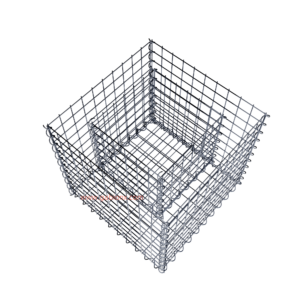 Raised bed square 50 cm x 50 cm x 50 cm (L x H x D), mesh size 5 x 5 cm, wall thickness 10 cm