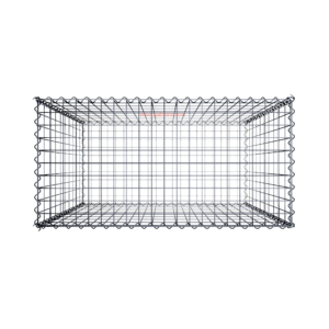 Gabion100 cm x 100 cm x 50 cm (L x H x D), mesh size 5 cm x 10 cm, spiral - Image 4
