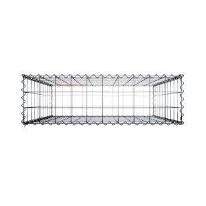 Gabion100 cm x 100 cm x 30 cm (L x H x D), mesh size 10 cm x 10 cm, spiral - Image 4