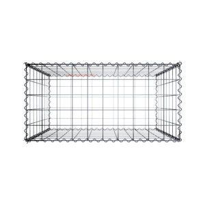 Gabion100 cm x 80 cm x 50 cm (L x H x D), mesh size 10 cm x 10 cm, spiral - Image 4