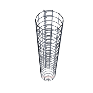 Gabion column diameter 30 cm MW 5 x 5 cm round